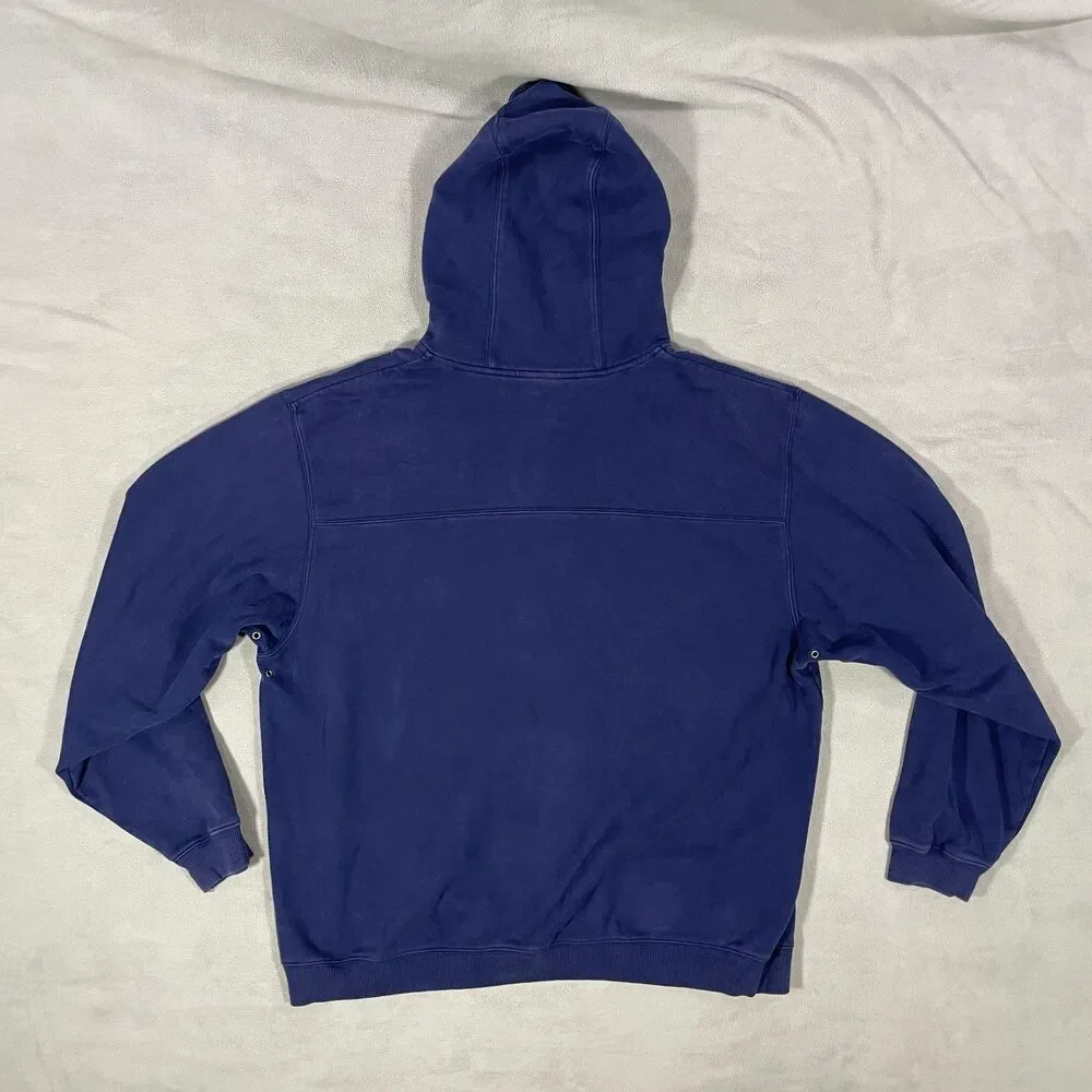 Vintage Y2K Adidas Center Logo Hoodie Men's Size Large Embroidered Pullover